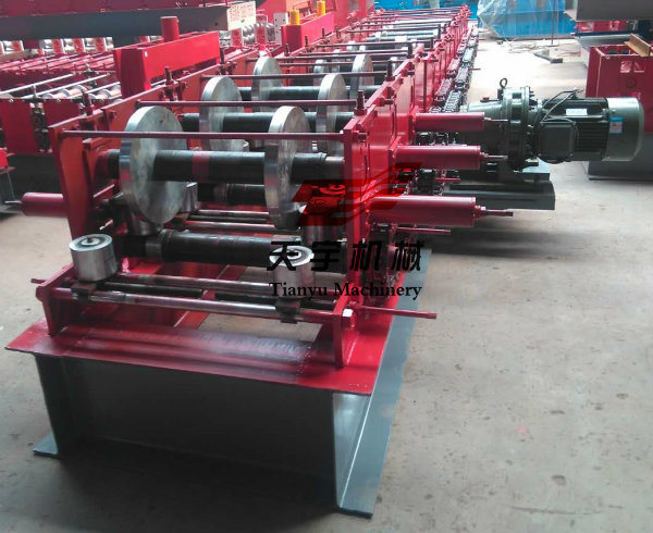 High Speed Automatic C Channel Profile Purlin Panel Cold Roll Forming Machine