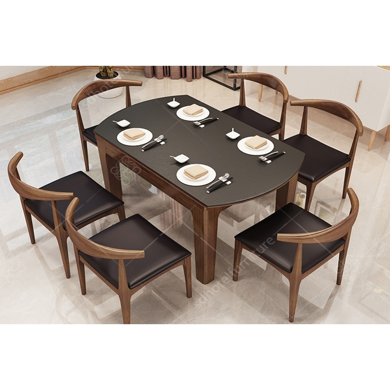 Modern Simple Wooden Dining Table for Used Hotel Furniture Restauant