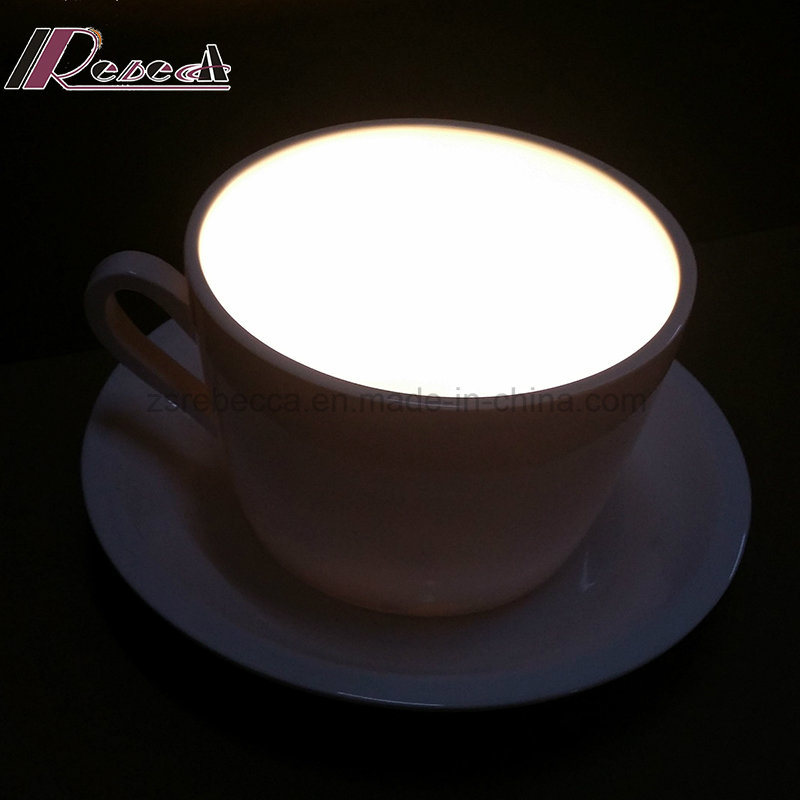 New Modern Ceramic White Teacup Wall Light for Coffee