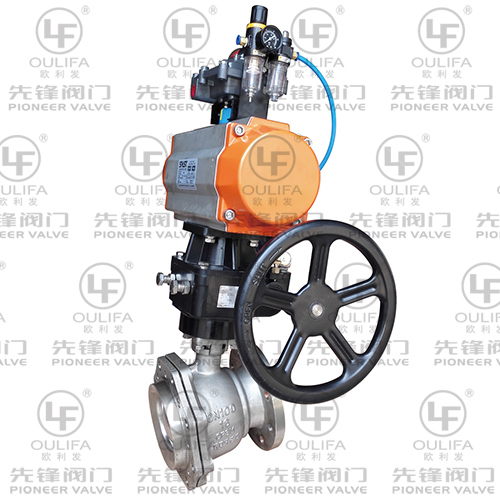 Flush Bottom Ball Valve with Inclined Angle Stem (XGQ41F)