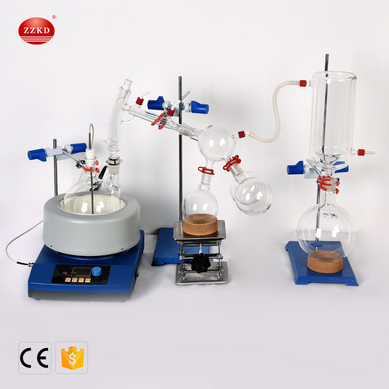 Lab Glass Fractional Short Path Distillation System