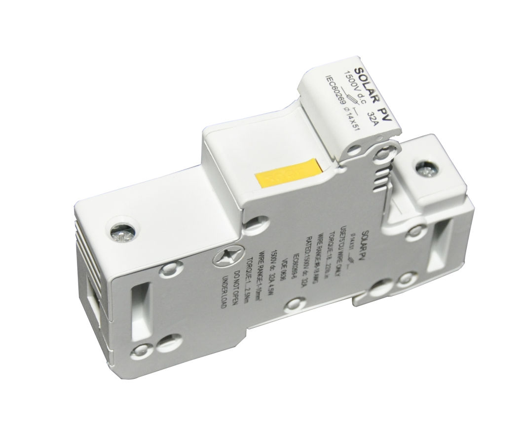 1500V Solar System Fuse Block- High Voltage Fuse Holder (10A/15A/20A)