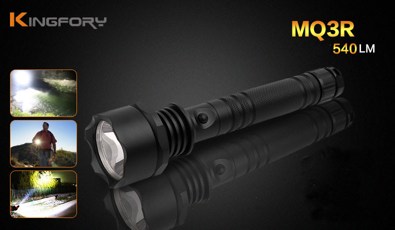 Tactical Aluminum Alloy Rechargeable 2*18650 Waterproof IP66 3*Xr-E Q5 LED Flashlight Torch Light