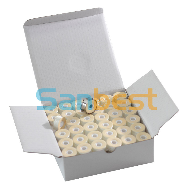 Paper Sided Prewound Bobbins Thread for Embroidery