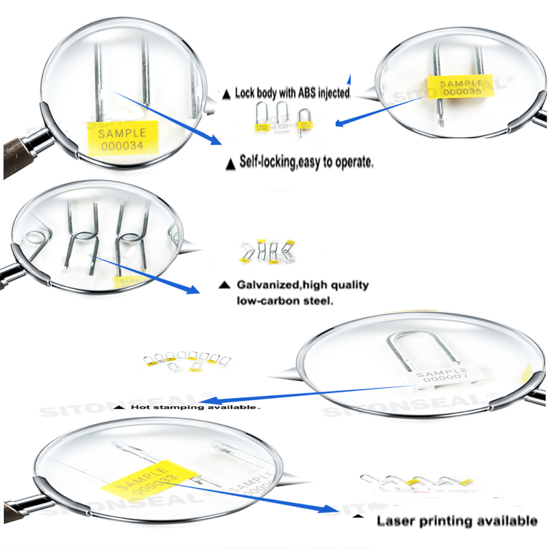 Ds-6001 Plastic Airline Security Padlock Seal