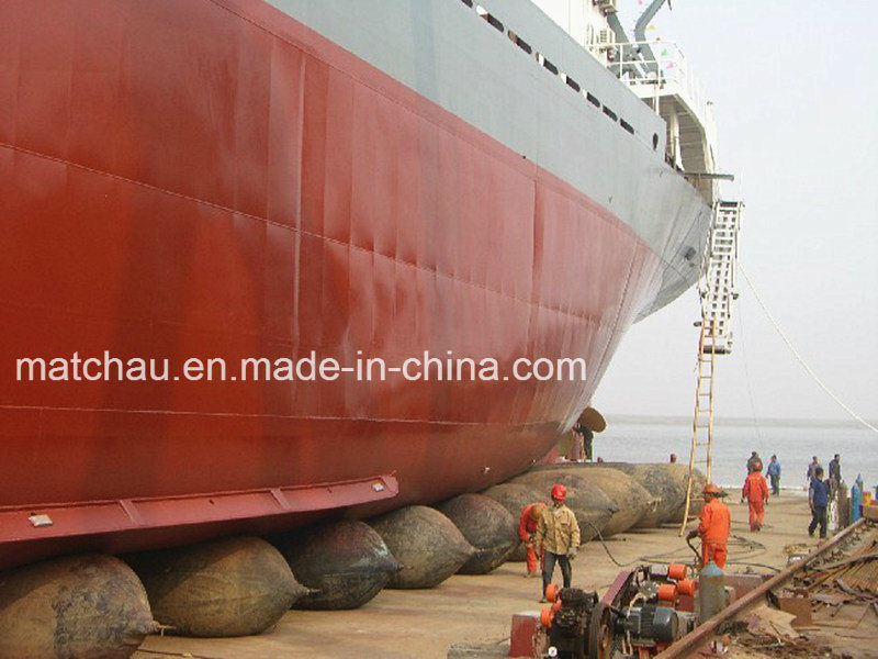 11m Marine Rubber Airbag for Ship