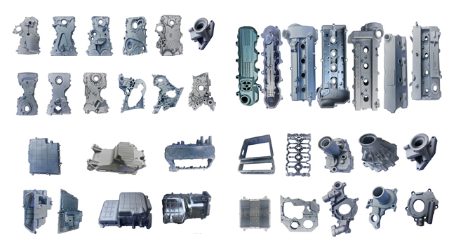 Aluminum Die Casting Precision Metal Spare Parts for Automotive