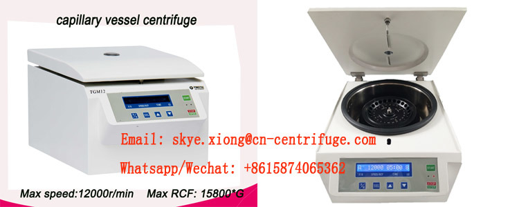 Toption Digital High Speed Blood Separator Hematocrit Centrifuge for Micro Capillary Vessel