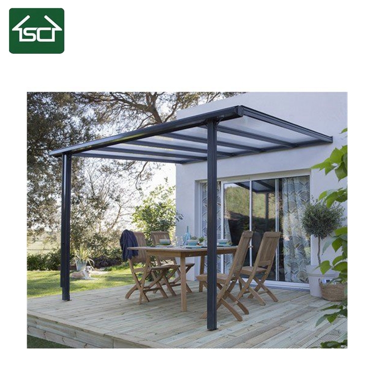 Sturdy Aluminium Frame Solid Polycarbonate Balcony Patio Cover