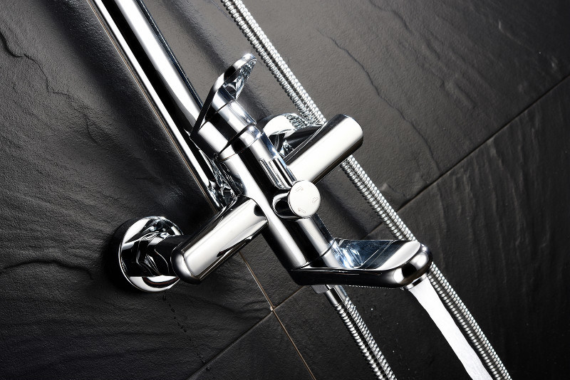 Wall Mounted Brass Shower Bathtub Faucet, Shower Mixer