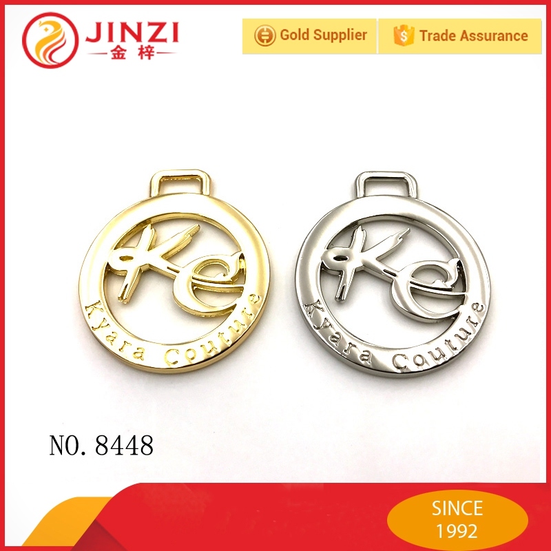 China Top Ten New Design Logo Tag Metal Label Medal