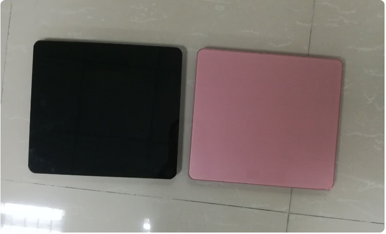 Shenzhen Factory Production and Batch Wholesales Bathroom Scale Electronic Scale Without LCD Screen Platform Glass Silk Color Can Customized Ce, RoHS, FCC