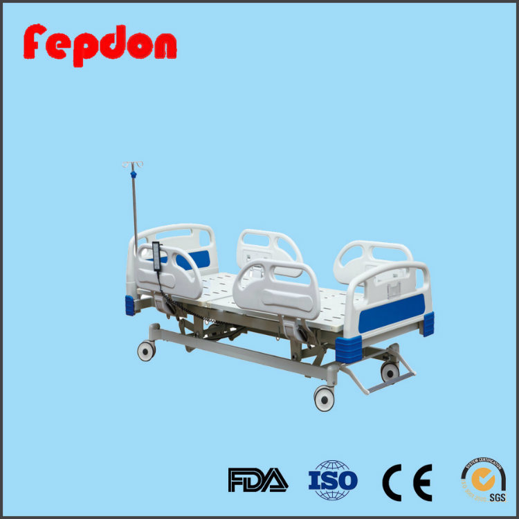 Four Function Electric Hospital Patient Bed with Elevator Lifting (HF-848)
