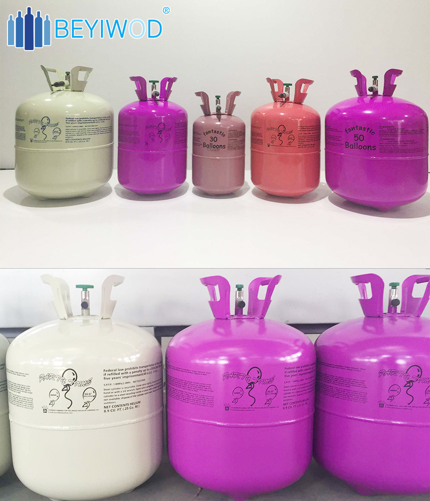 13.4L 22.4L Disposable Low Pressure Helium Cylinder for Filling Inflatable Balloon