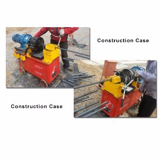 Portable Cold Used Making Steel Bar Rebar Rib Peeling Parallel Thread Rolling Machine (Bonnie)