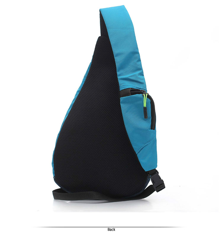 Leisure Waterproof Nylon Triangle Sling Bag for Sports Travel Outdoor