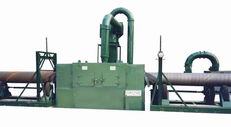 Sand Blasting Clean Machine for Clean Steel Pipe Outer and Inner Wall