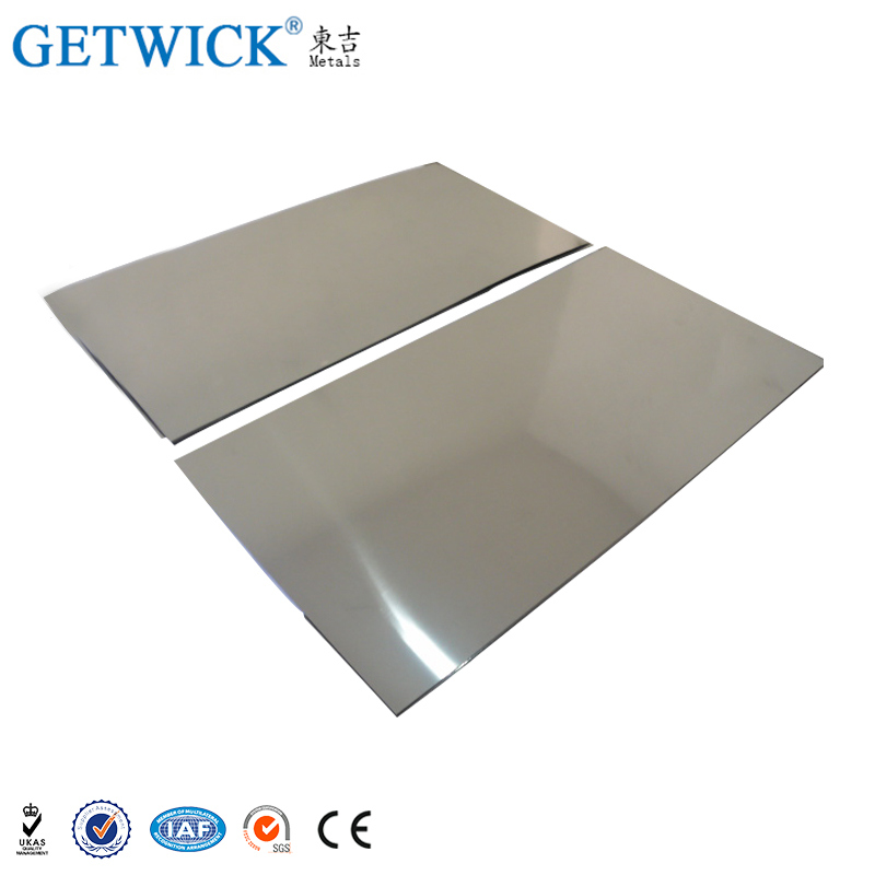 Purity Reached 99.95% Tungsten Plate for Electromagnetic Wave Shielding Mate