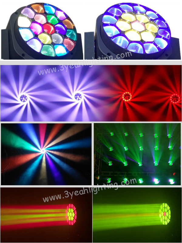 19X15W Bee Eye LED Moving Head Stage Light