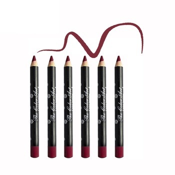 12 Colors Wooden Lipstick with Waterproof Lead and Long Lasting Colors
