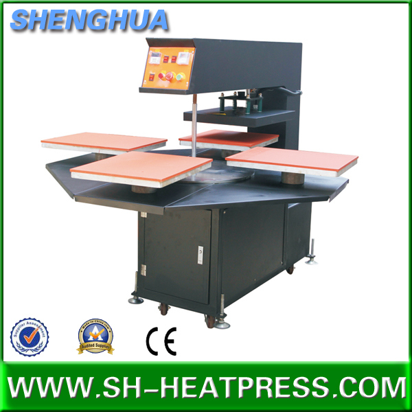 Automatic Heat Transfer Machine Four Stations Printing Equipment Cy-B