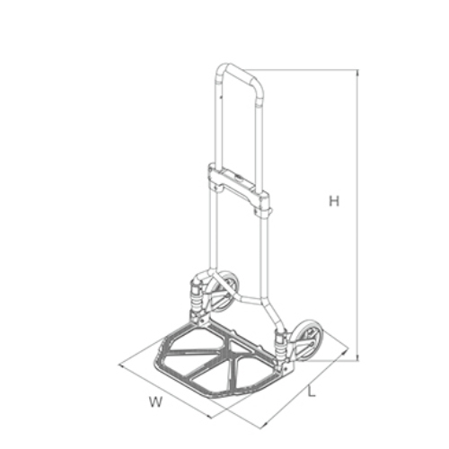 High Quality Folding Hand Cart Foldable Trolley Heavy Duty Mover Aluminium Hand Truck Gzs60A