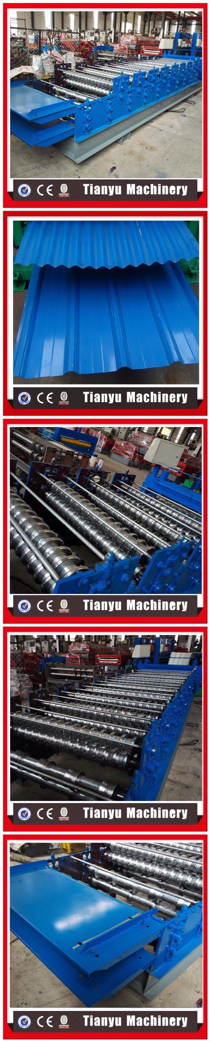 Color Steel Double Layer Roof Sheet Panel Roll Forming Machine