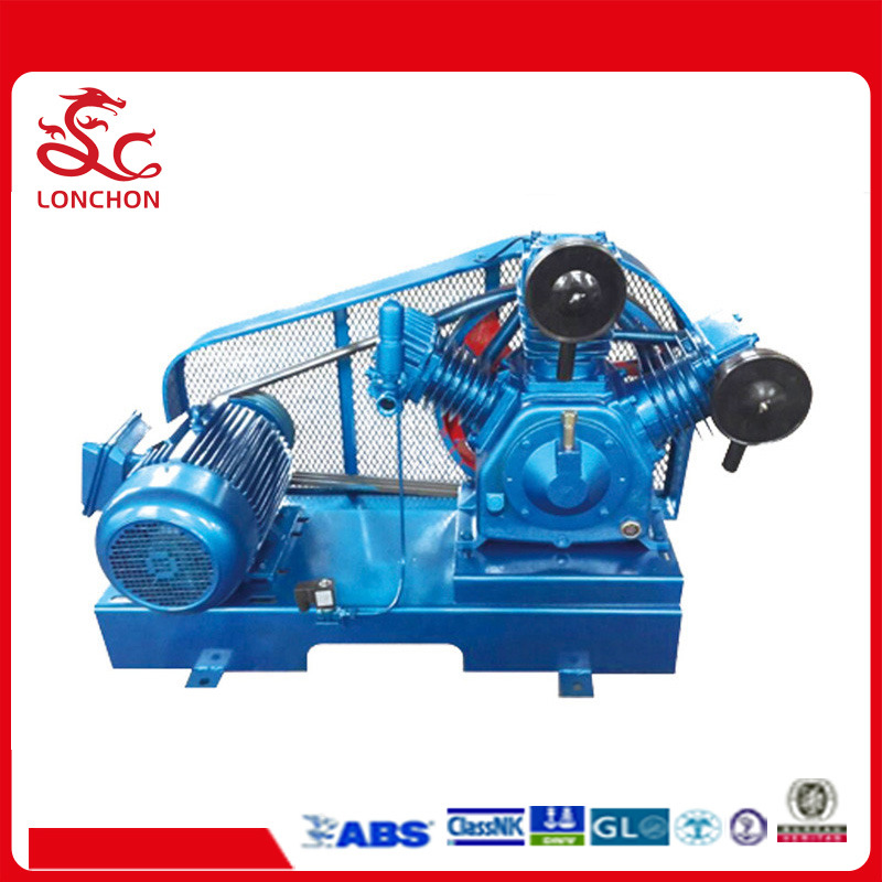 Hot Sale Three Cylinders Belt Type Intermediate Marine Air Compressor