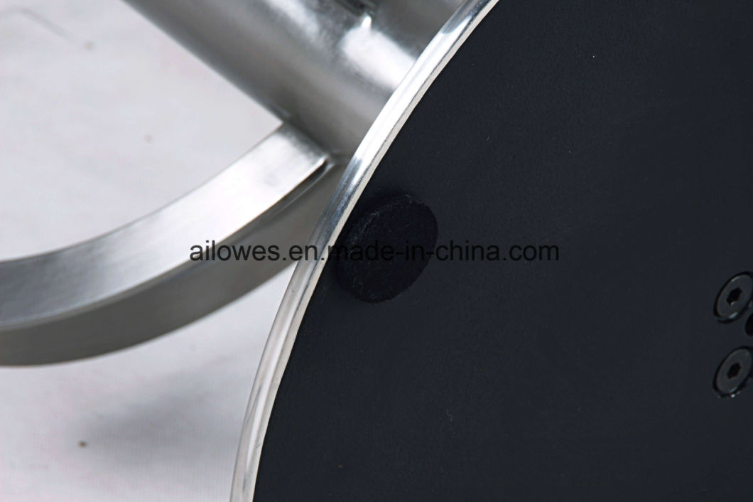 Stainless Steel Frame PU Leather Round Base Bar Chair