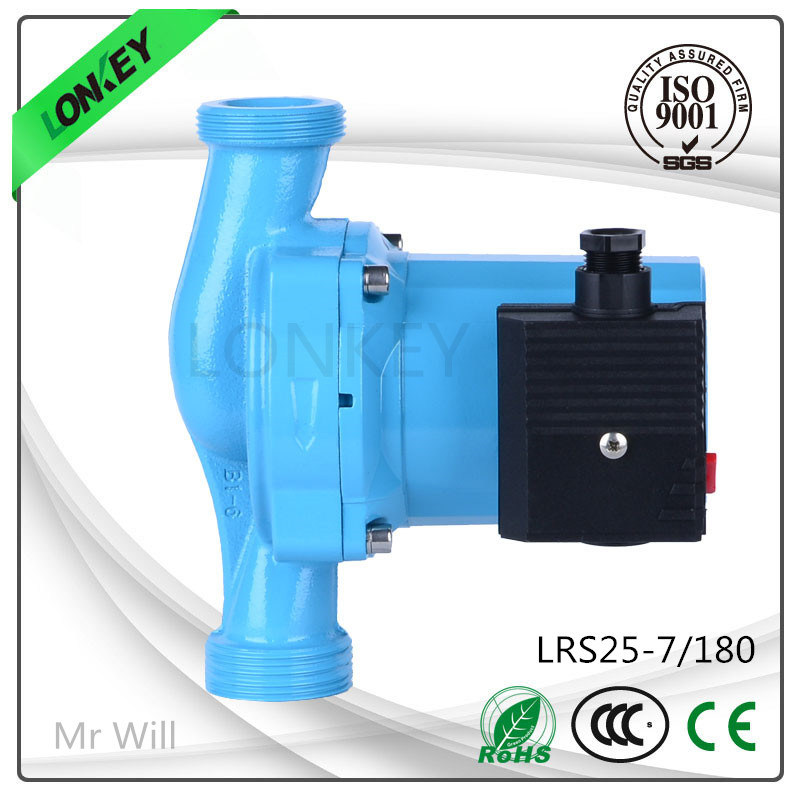 160W Three Speed Household Cast Iron Wilo Circulation Pump: Lrs25-7/180