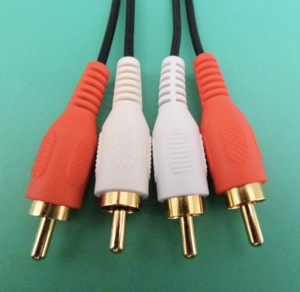 3xrca Y Splitter AV Adapter Audio & Video Cable 1.8m