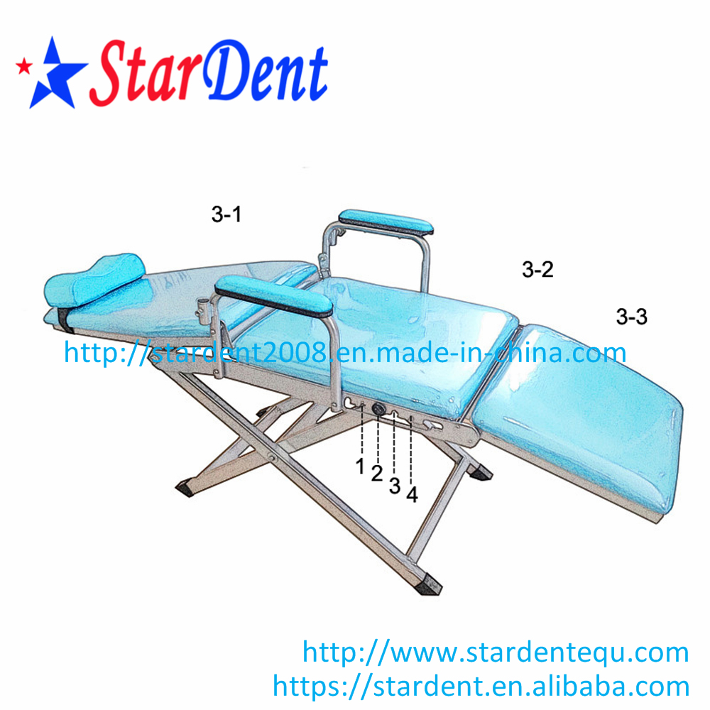 Portable Dental Chair with Treatment Unit and Spittoon