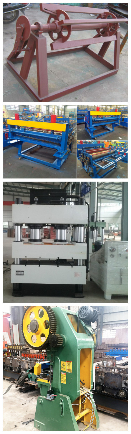 Stone Coated Metal Roof Sheet Tile Cold Roll Forming Machine