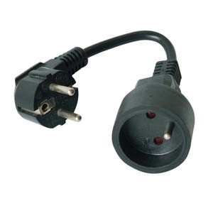 European Power Cord with VDE AC Extension Cord (AL-153, AL-153-FY)