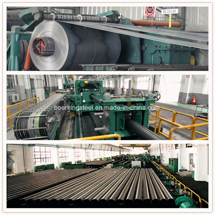 ASTM A53 Black ERW Steel Pipe Schedule 40, Black Welding Carbon Steel Pipe for Oil and Gas