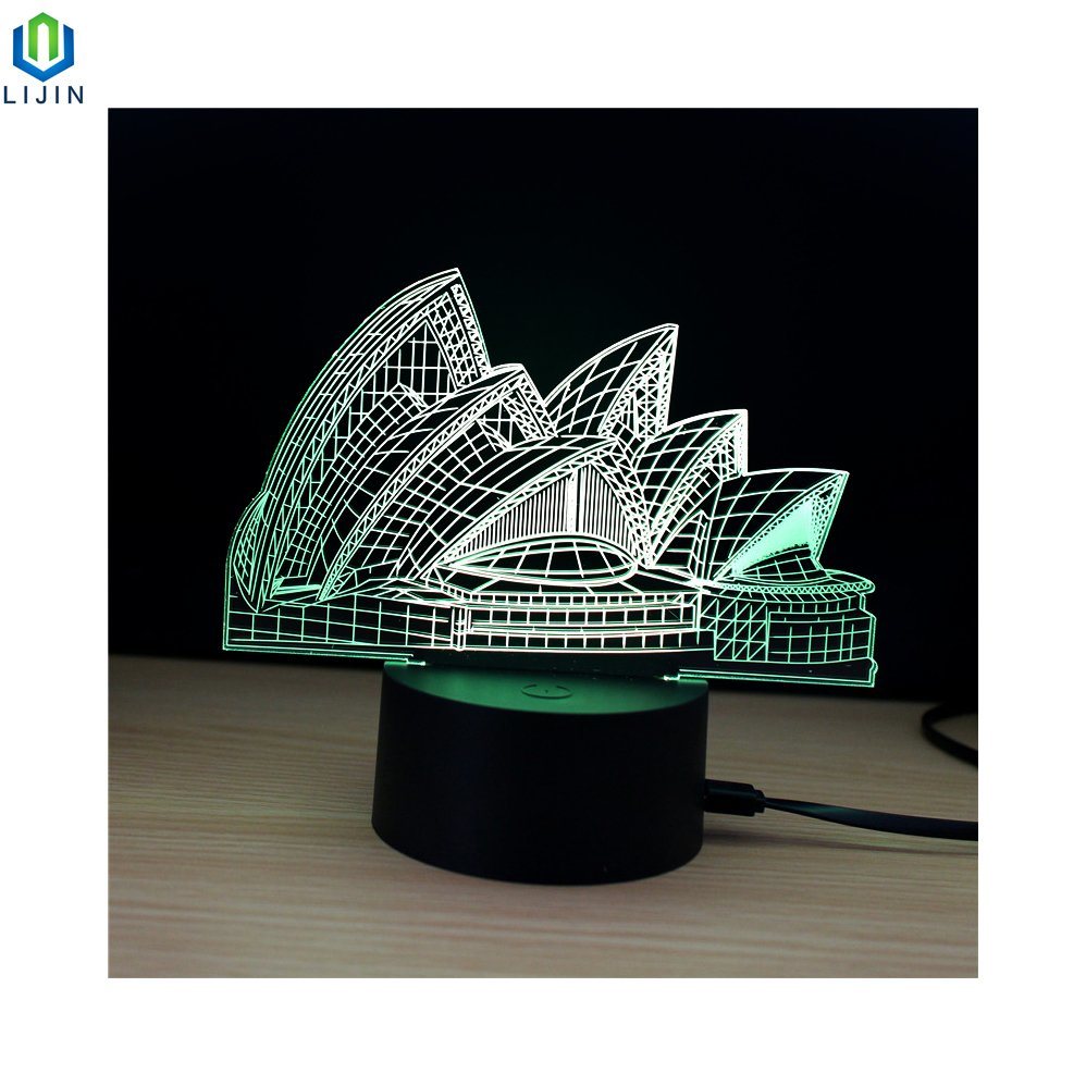 Indoor Decoration Desk Lamp 3D LED Night Light