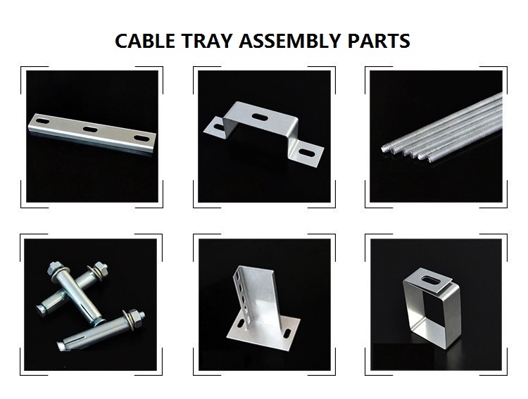 Galvanized and Painted Perforated Steel Cable Trough