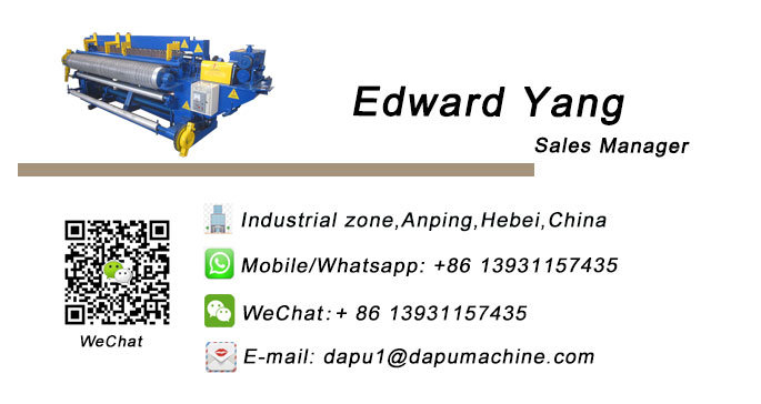 Auto Galvanized Roll or Panel Welded Wire Mesh Machine