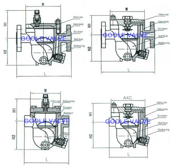 Free Ball Float Steam Trap (GACS41H)