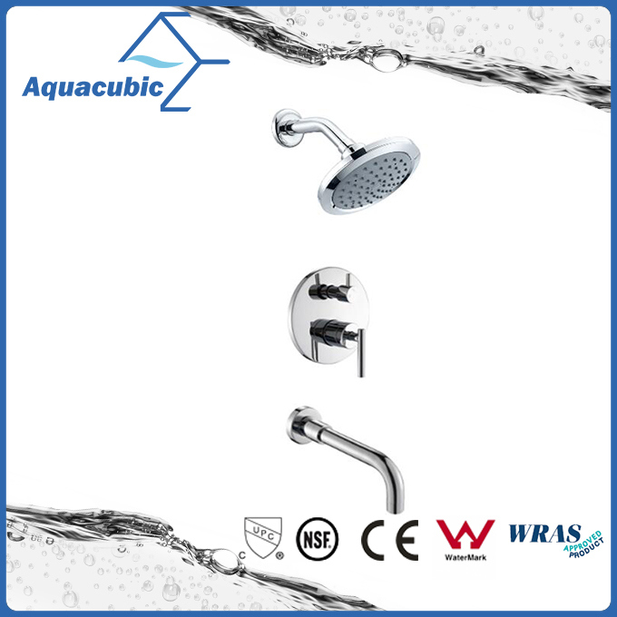 Watersense Aquacubic in-Wall Shower Room Pressure Balance Valve Shower Faucet (AF7328-7)