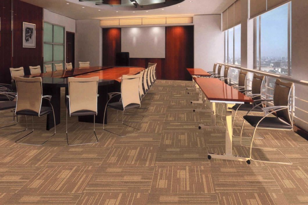 50X50cm/100X100cm/100X25mm Fashionable Elegance Office Flooring Tile Carpet for Construction