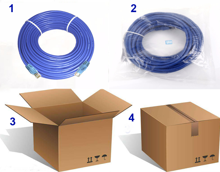 Wholesale Networking Cables Patch Cat5e Cable CCA 24AWG with Good Price