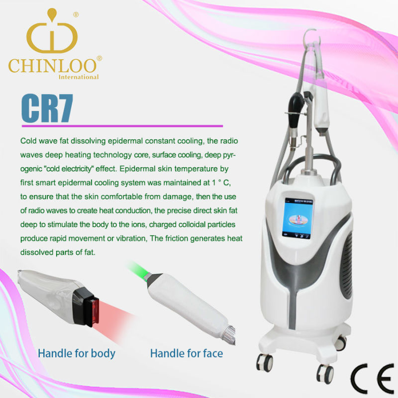 Laser Cryo RF Skin Care Face Lifting Radio Frequency RF Skin Tightening Machine