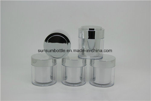 Small Empty Skin Care Plastie Cream Jar for Cosmetic