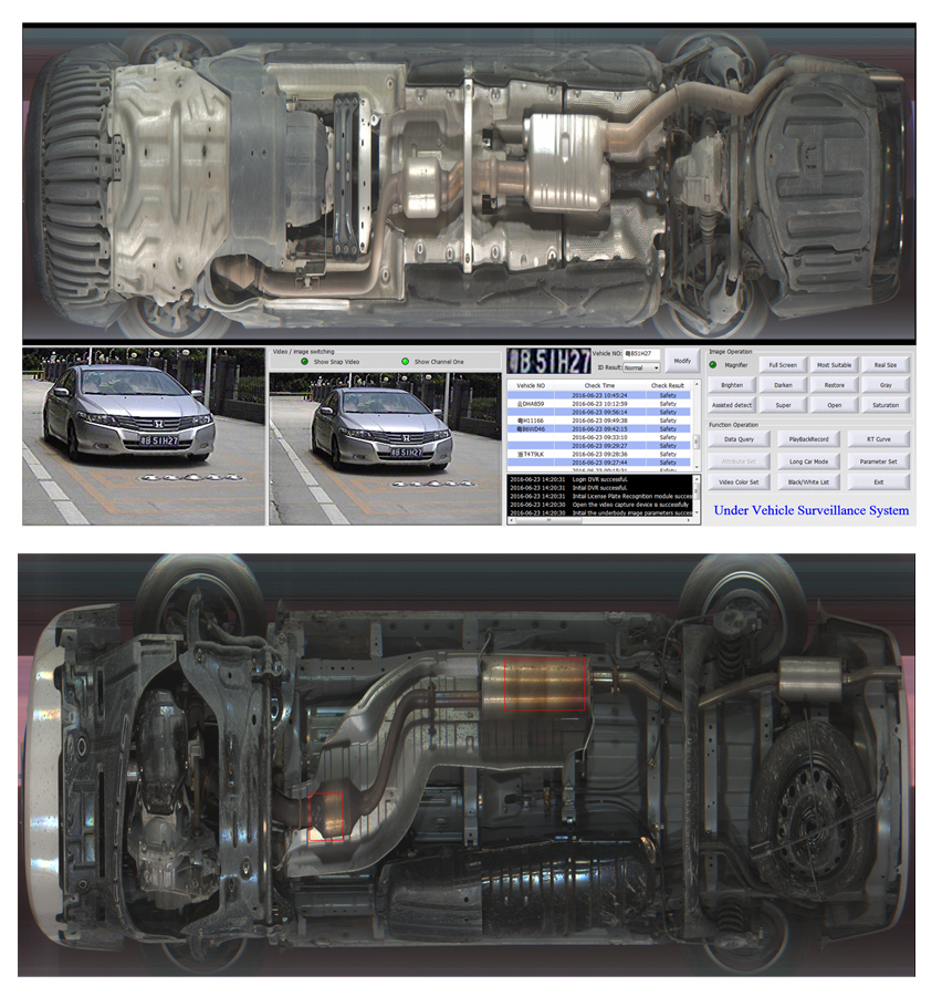 Moveable Under Vehicle Surveillance System with High Resolution Scanning Images