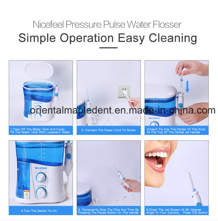 Dental SPA Water Flosser with UV Autoclave Light Oral Water Irrigator