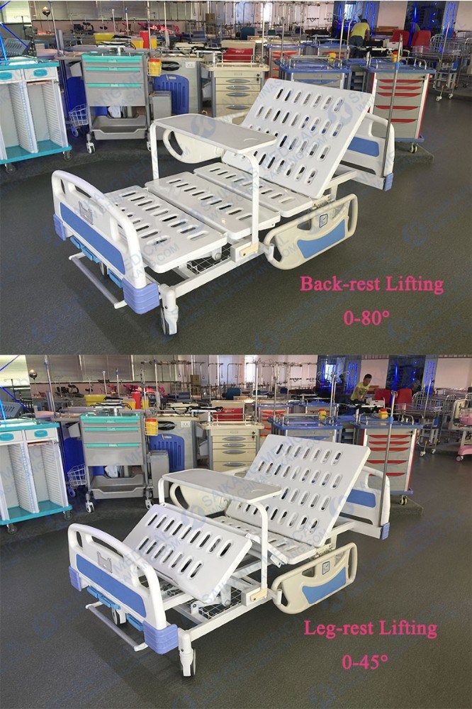 ABS Triple Folding Hospital Bed with High Quality (CE/FDA)