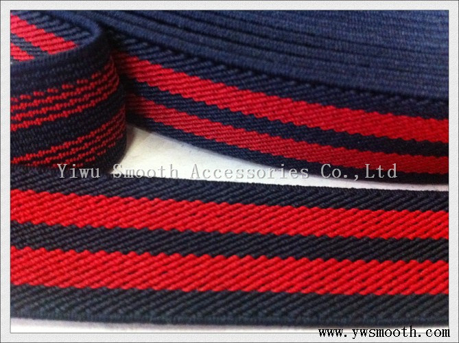 Multicolor Woven Wide High Quality Elastic Band Use for Clothes