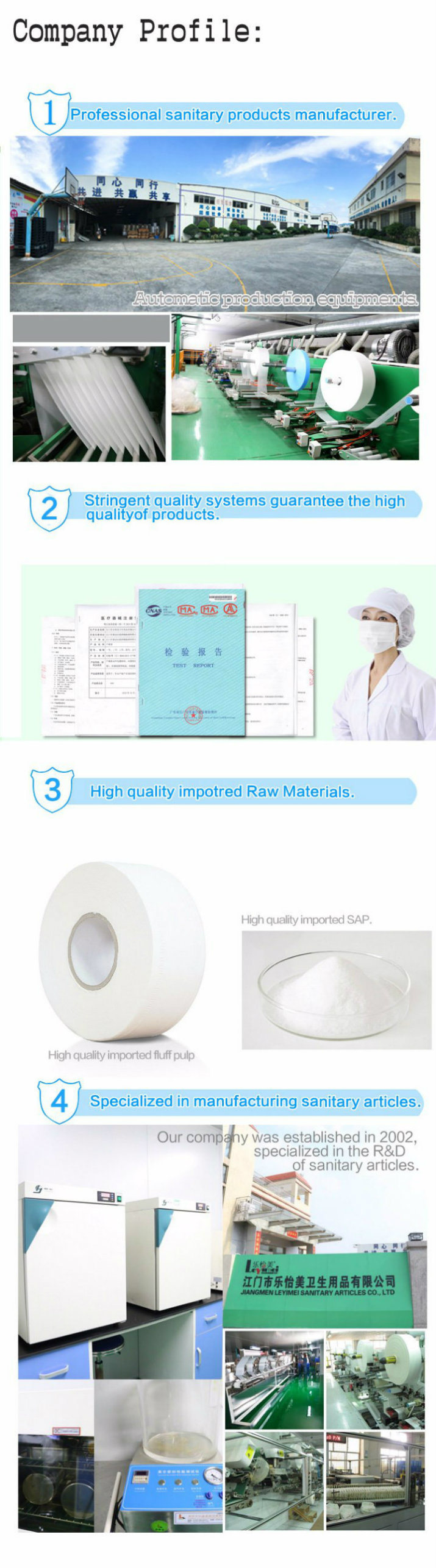 New Arrival Disposable Magic Tape with Japanese Type E-Adult Diaper for Korean Market