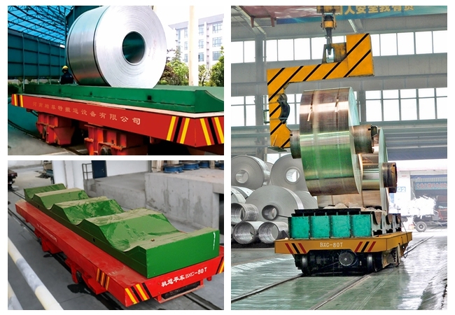 Aluminum Coil Rail Handling Vehicle Pipe Transfer Equipment